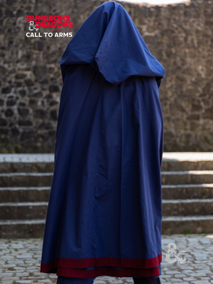 D&D Mage cape dark blue-bordeaux 5