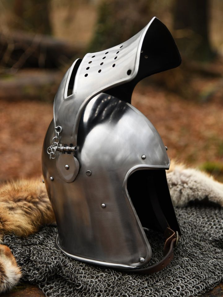 Pelvic hood with visor 5