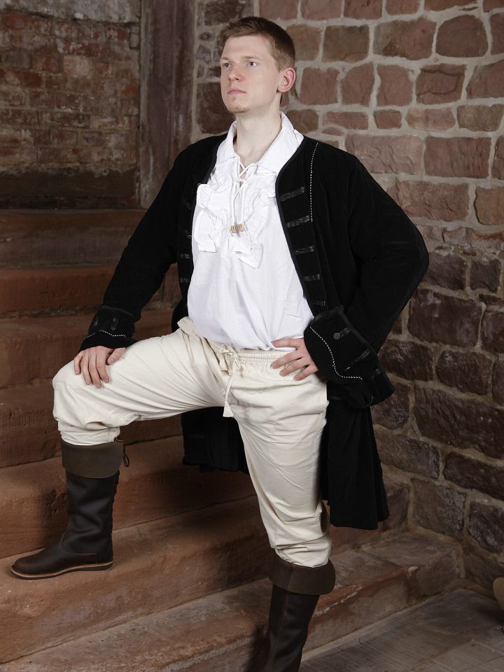 Black velvet frock coat 5