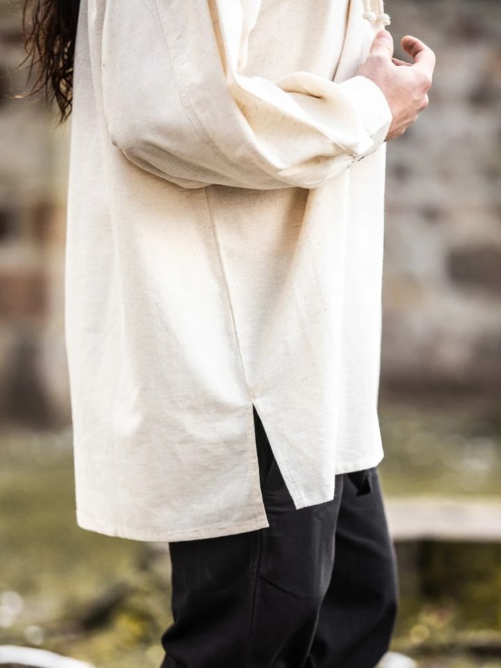 Long medieval shirt Ulrich natural XXXL 5