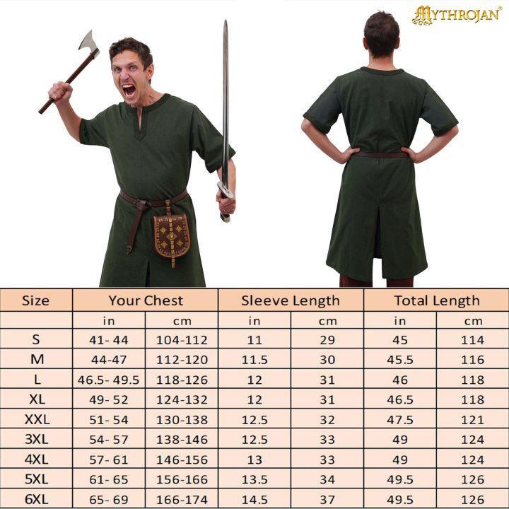 Viking tunic Harald green 5