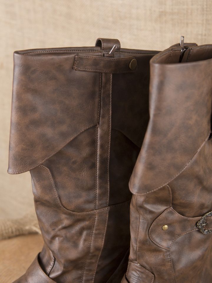 Pirate boots brown 5