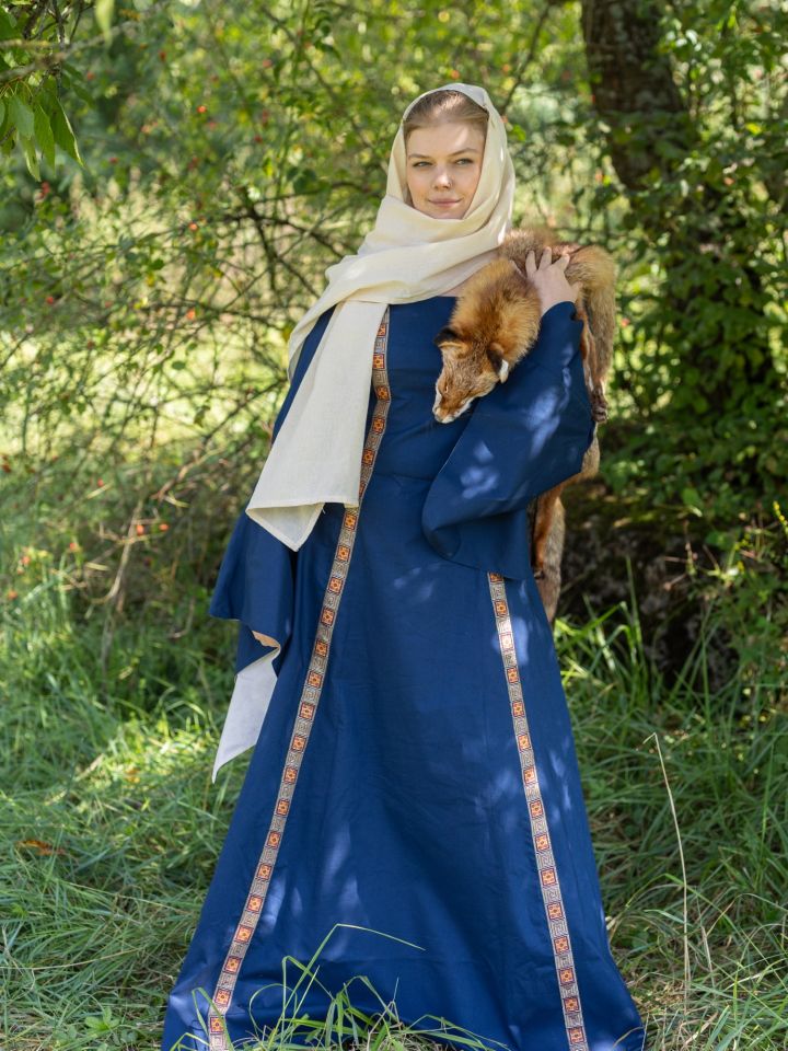 Medieval dress Rahel in blue XL 5