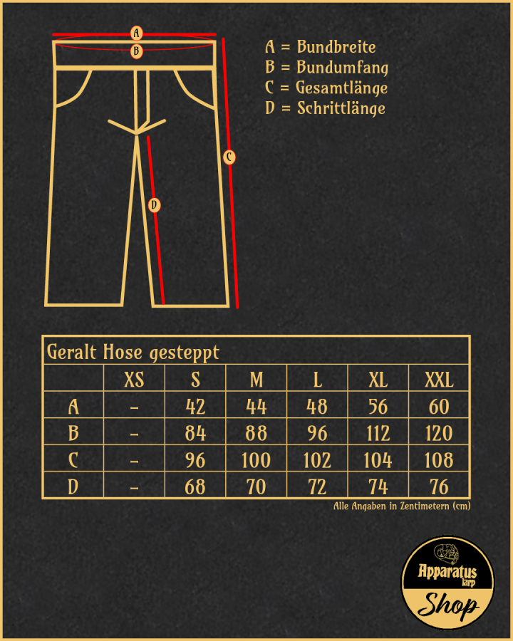 Pants Geralt quilted brown 5
