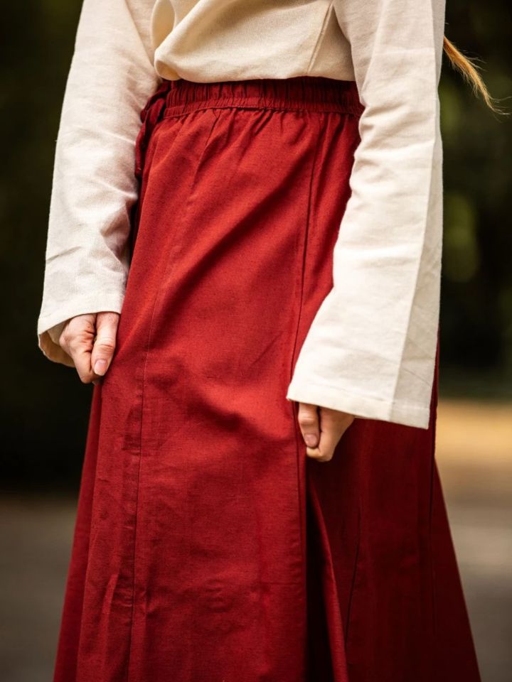 Skirt for the Middle Ages red S/M 5