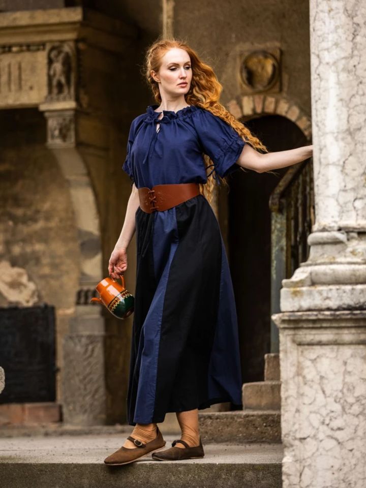 Skirt for the Middle Ages black-blue 5
