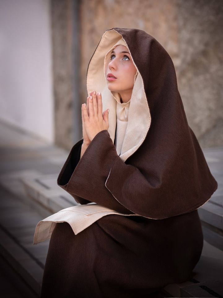 Brown nun's costume 5