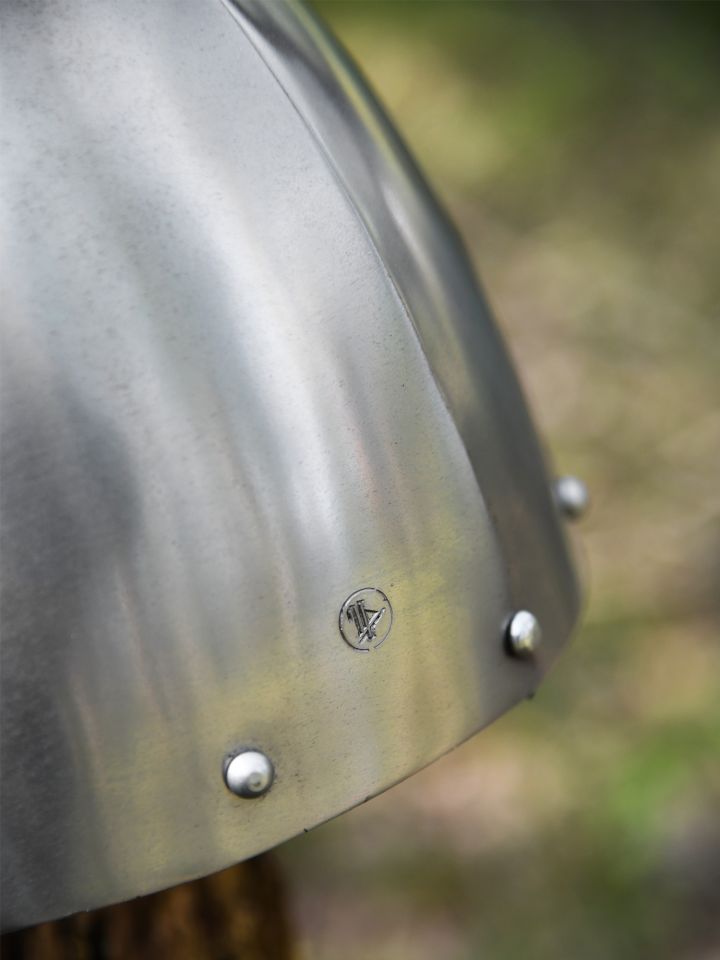 Nasal helmet "St. Wencelass", 2 mm steel 5