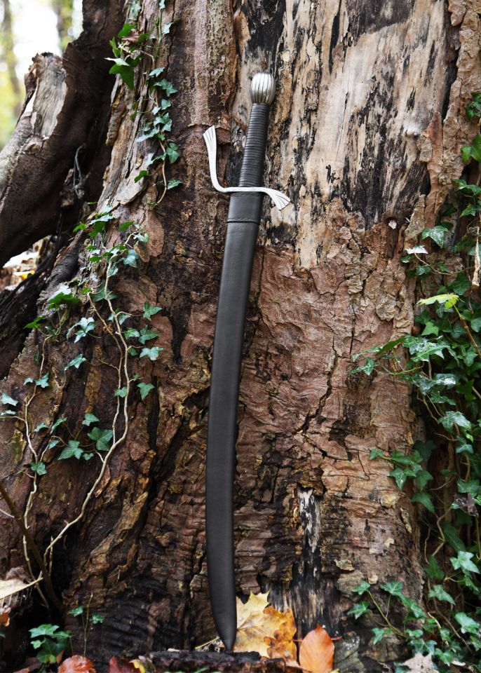 Falchion with leather sheath SK-B 5