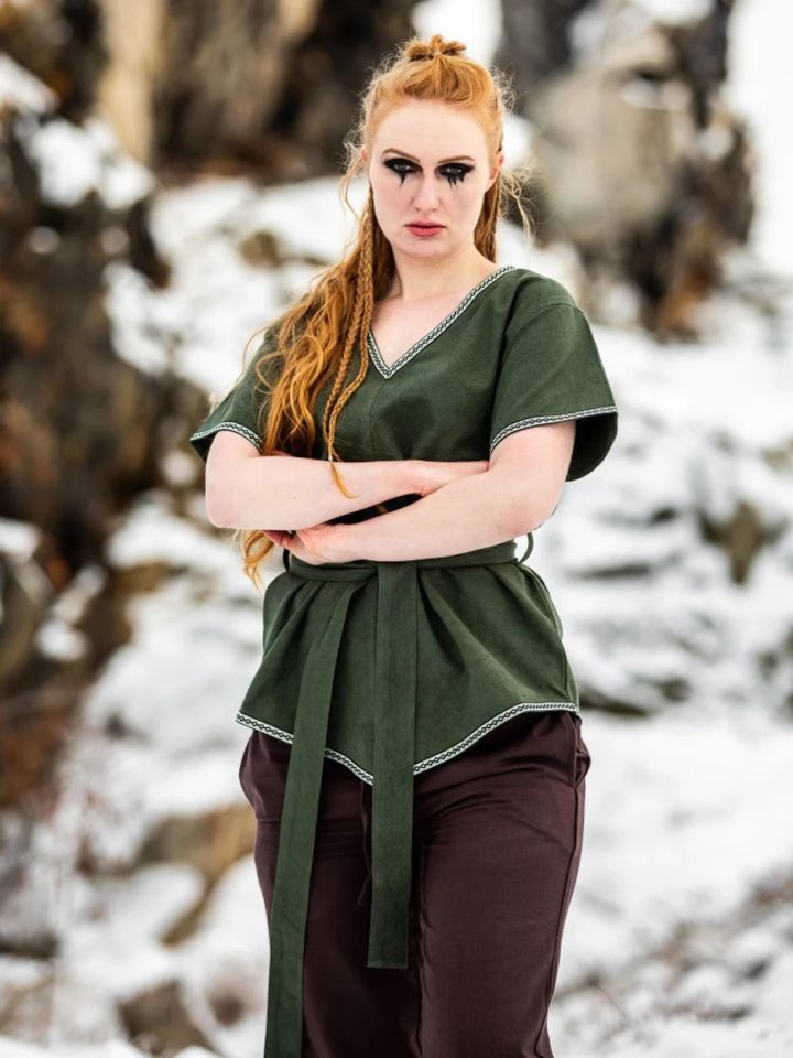 Viking tunic Matilda green S 5