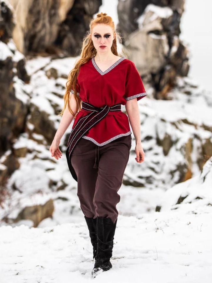 Viking tunic Matilda red 5