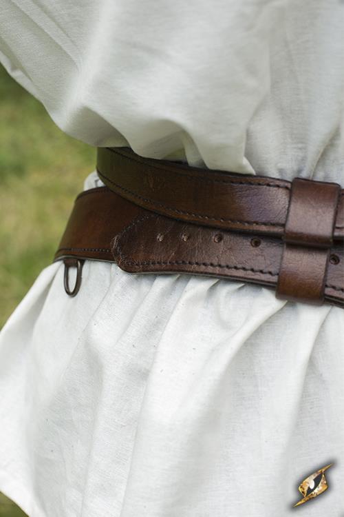 Sword belt for LARP swords brown 6