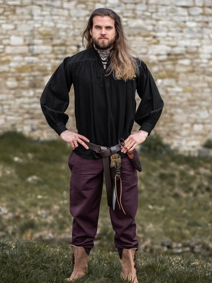 Medieval shirt black XXXXL 6