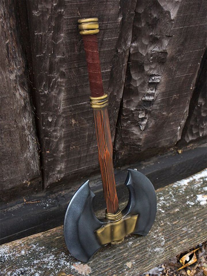 double-headed battle axe for LARP 80 cm 6