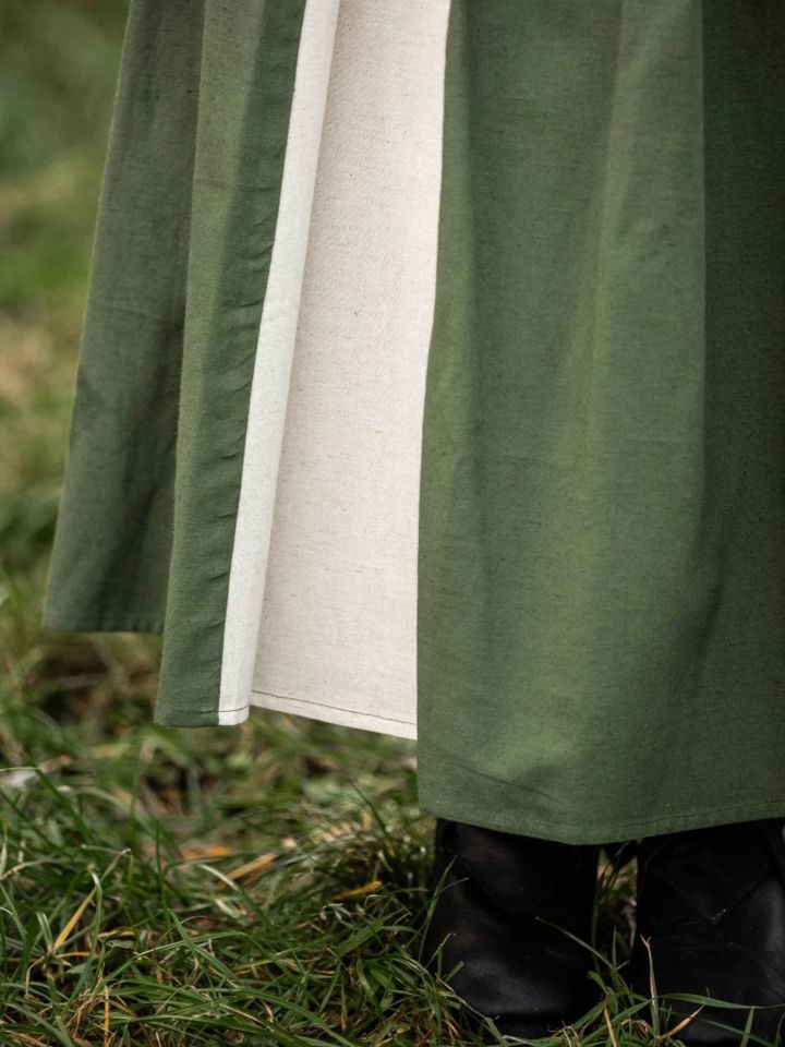Medieval skirt Isabella green-natural L/XL 6