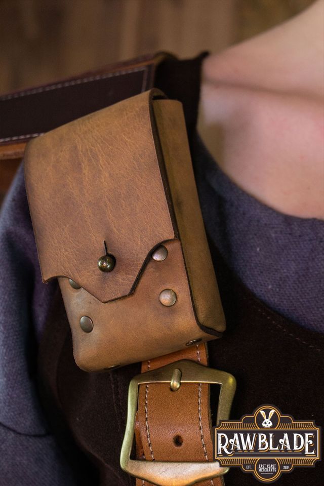 Rogue leather harness with pockets 6