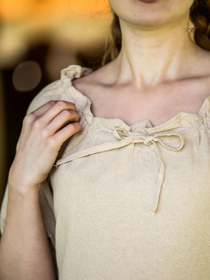 Short sleeve dress Brida nature M 6