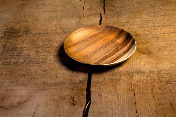 Wooden plate set 4 pieces 5