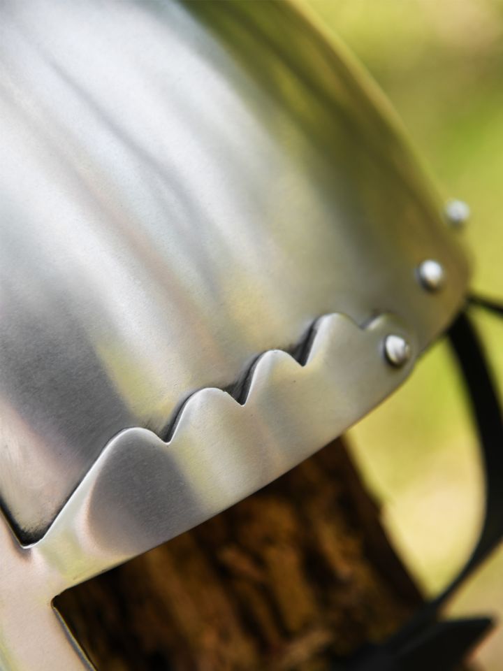 Nasal helmet "St. Wencelass", 2 mm steel 6