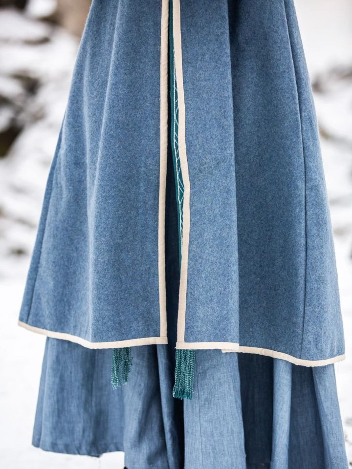 Viking Birka coat Skadi dove blue 6