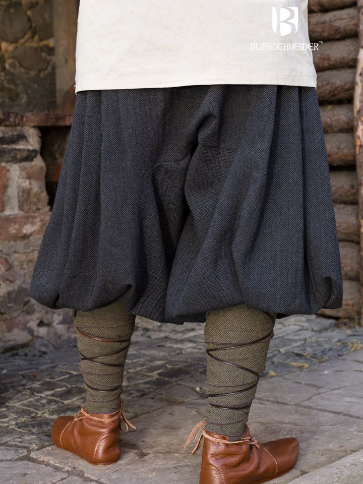Rush trousers Borys Herringbone black/grey 7