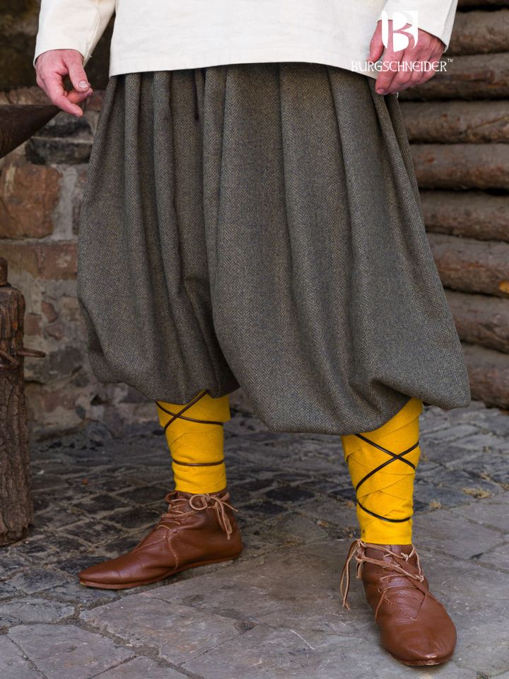 Rush trousers Borys Herringbone olive/grey 7
