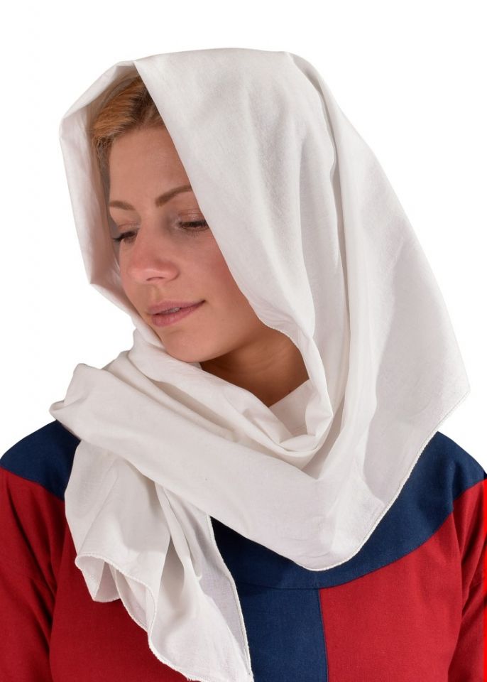Medieval headscarf natural 7