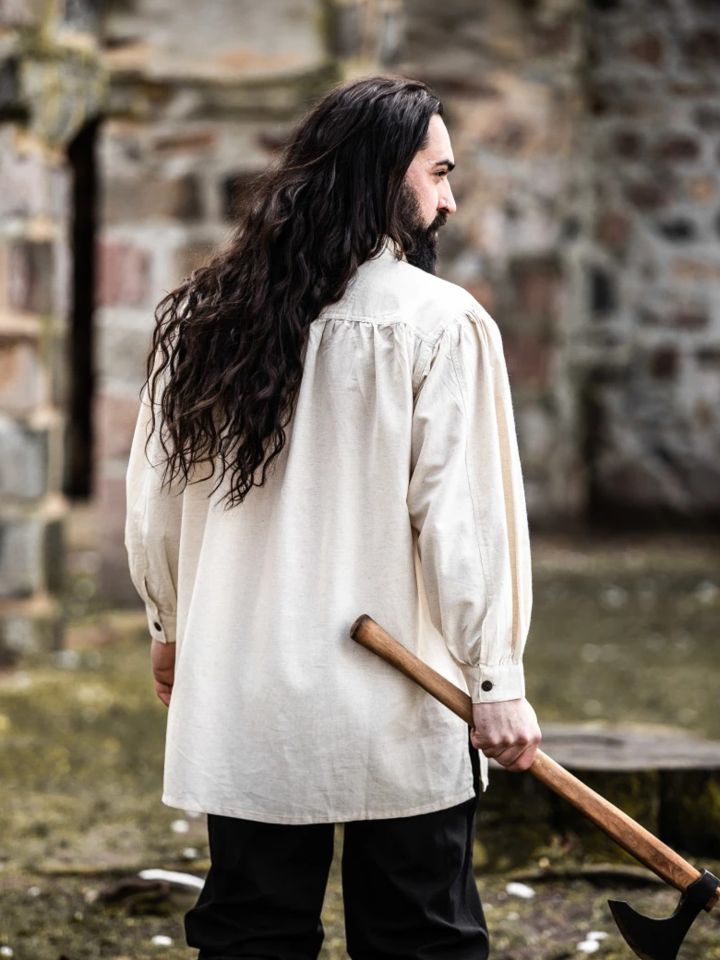 Long medieval shirt Ulrich natural XXXL 7