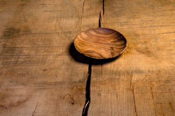 Wooden plate set 4 pieces 6