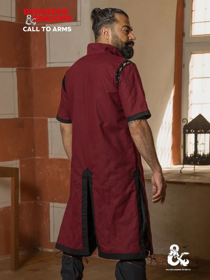 D&D fighter tunic red-black S 7