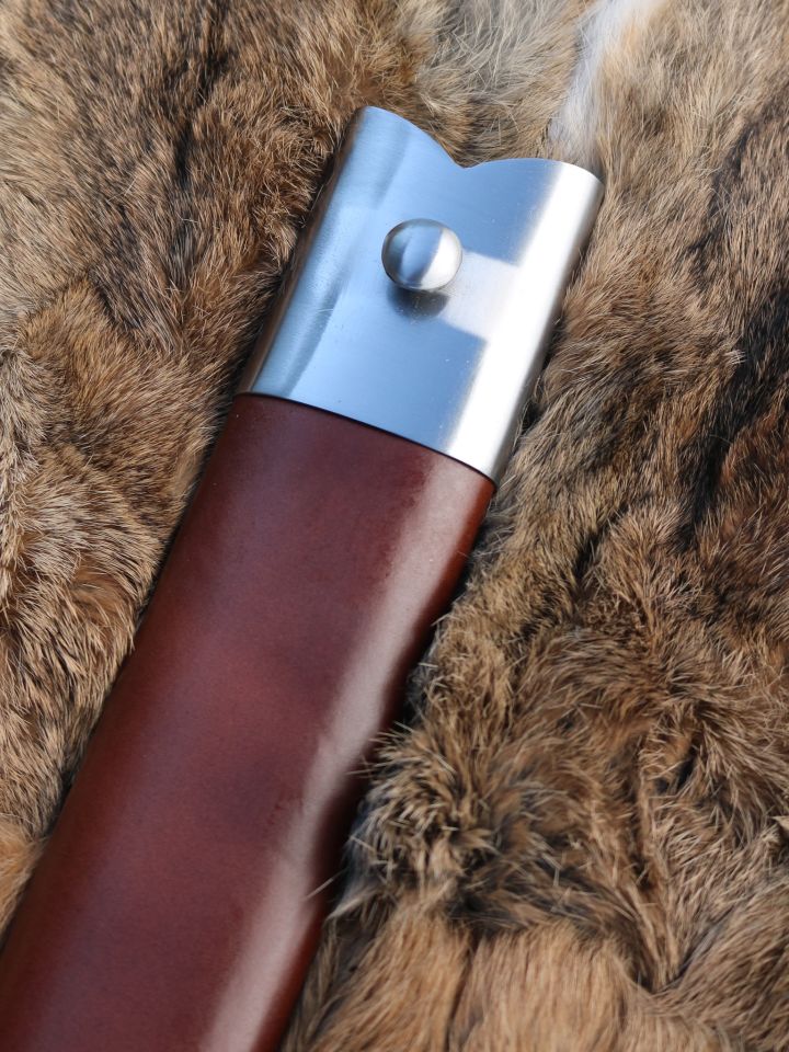 Disc pommel sword with scabbard 7