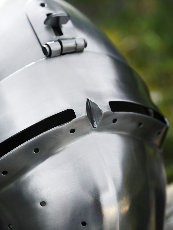 German pelvic hood with visor, suitable for show combat 7