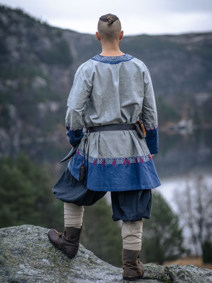 Viking Tunic Freydis Grey Unisex 9