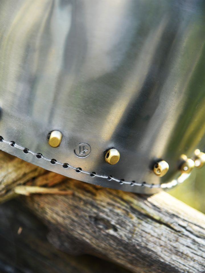 German pelvic hood with visor, suitable for show combat 9